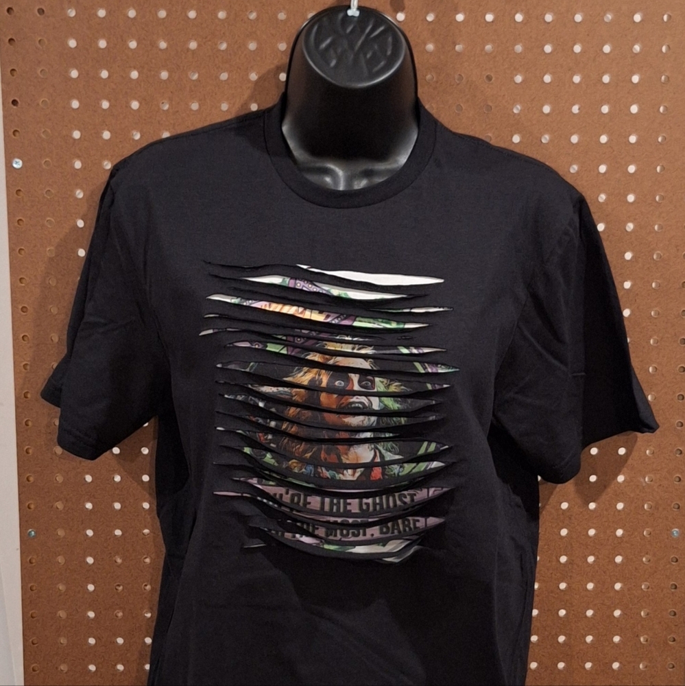 Handmade peekaboo Halloween character shirts